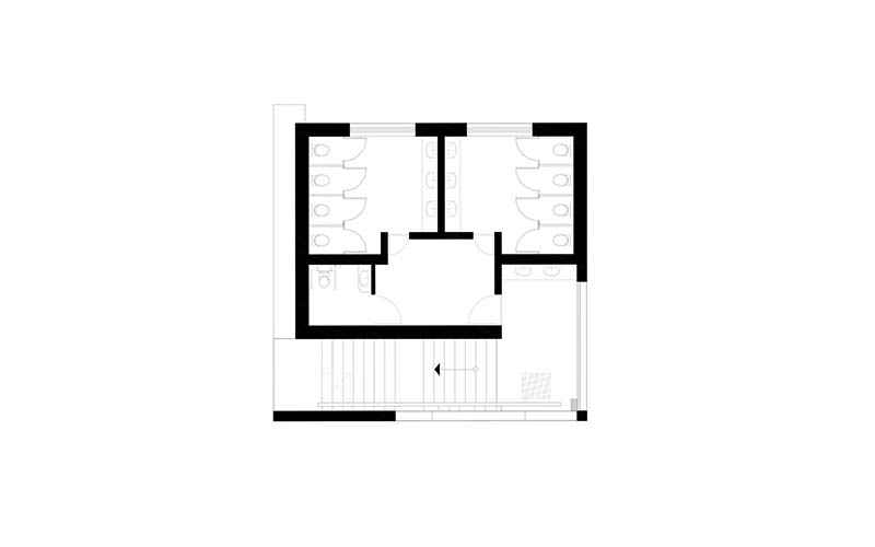 Public Bathroom plan
